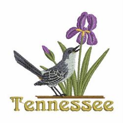 State Birds And Flowers 5 02 machine embroidery designs