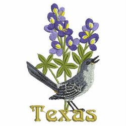 State Birds And Flowers 5 03 machine embroidery designs