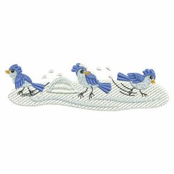 Snowman And Bluebirds 02(Md)