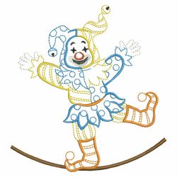 Vintage Clowns 04(Md) machine embroidery designs