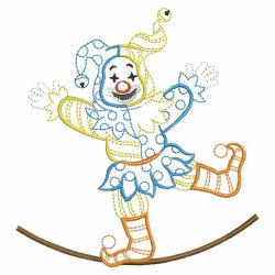 Vintage Clowns 04(Lg) machine embroidery designs