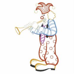 Vintage Clowns 07(Lg) machine embroidery designs