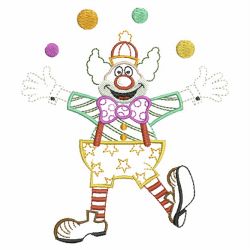 Vintage Clowns 08(Md) machine embroidery designs