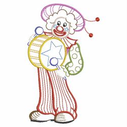 Vintage Clowns 09(Lg) machine embroidery designs