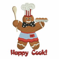 Happy Gingerbread 03 machine embroidery designs