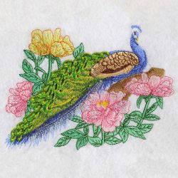 Floral Peacocks 2 machine embroidery designs