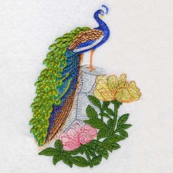 Floral Peacocks 2 02 machine embroidery designs