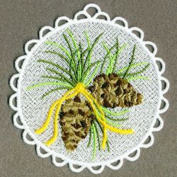 FSL Pine Cones Ornaments 03 machine embroidery designs
