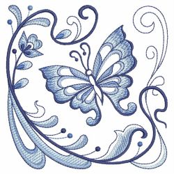 Blue Jacobean Butterfly 05(Sm)