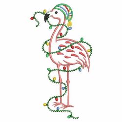 Vintage Christmas Flamingo 03(Sm)