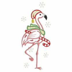 Vintage Christmas Flamingo 04(Md)