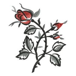 Brush Painting Roses 09(Sm) machine embroidery designs