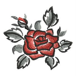 Brush Painting Roses 11(Lg) machine embroidery designs