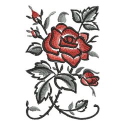 Brush Painting Roses 12(Md) machine embroidery designs