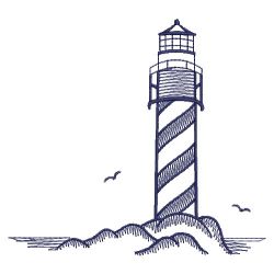 Bluework Lighthouses 06(Md) machine embroidery designs