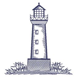 Bluework Lighthouses 07(Sm) machine embroidery designs
