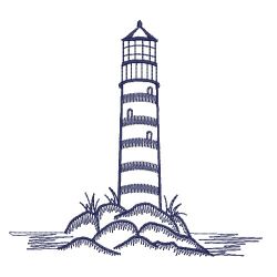 Bluework Lighthouses 08(Lg) machine embroidery designs