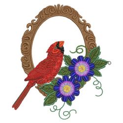 Victorian Floral Birds 05 machine embroidery designs