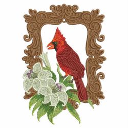 Victorian Floral Birds 06