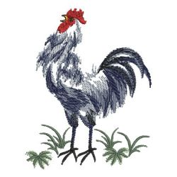 Brush Painting Roosters 02(Md)