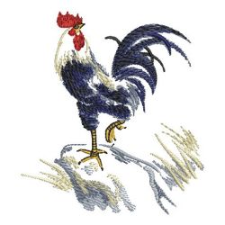Brush Painting Roosters 03(Sm) machine embroidery designs