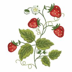 Yummy Strawberries 2 03 machine embroidery designs