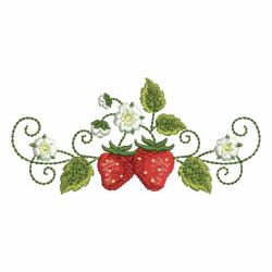 Yummy Strawberries 2 04 machine embroidery designs