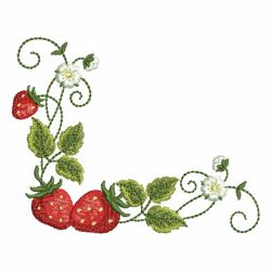 Yummy Strawberries 2 05 machine embroidery designs