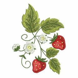 Yummy Strawberries 2 06 machine embroidery designs