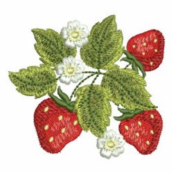 Yummy Strawberries 2 09 machine embroidery designs