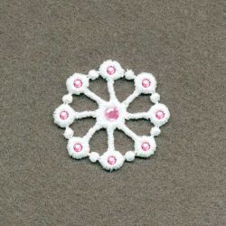 3D FSL Crystal Flowers 03 machine embroidery designs