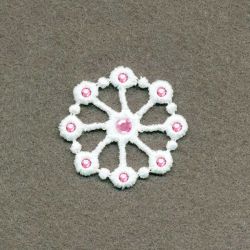 3D FSL Crystal Flowers 03 machine embroidery designs