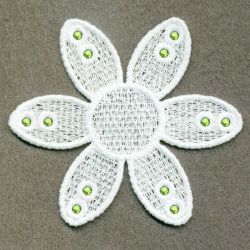 3D FSL Crystal Flowers 08 machine embroidery designs