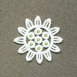 3D FSL Crystal Flowers 09 machine embroidery designs