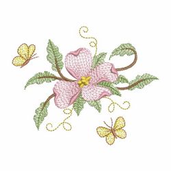 Vintage Blossom 04 machine embroidery designs