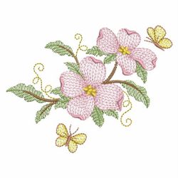 Vintage Blossom 07 machine embroidery designs