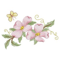 Vintage Blossom 09 machine embroidery designs