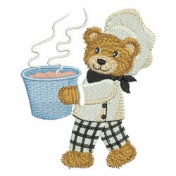 Chef Teddy Bear 02 machine embroidery designs