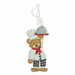Chef Teddy Bear 03 machine embroidery designs