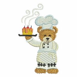 Chef Teddy Bear 04 machine embroidery designs