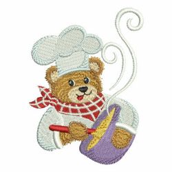 Chef Teddy Bear 07 machine embroidery designs