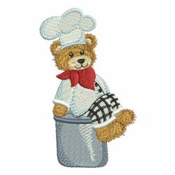 Chef Teddy Bear 08 machine embroidery designs
