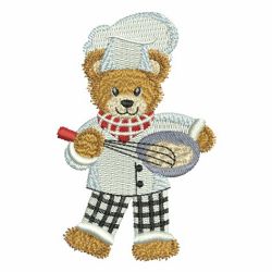 Chef Teddy Bear 09 machine embroidery designs