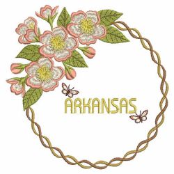 State Flowers 1 04(Lg) machine embroidery designs