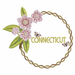 State Flowers 1 07(Lg) machine embroidery designs