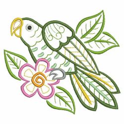 Hola Mola Tropical Birds 01(Sm) machine embroidery designs