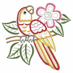 Hola Mola Tropical Birds 02(Sm) machine embroidery designs