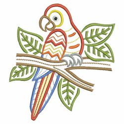 Hola Mola Tropical Birds 03(Sm) machine embroidery designs