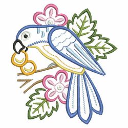 Hola Mola Tropical Birds 04(Sm) machine embroidery designs