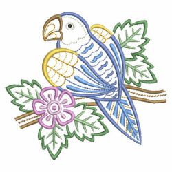 Hola Mola Tropical Birds 06(Sm) machine embroidery designs